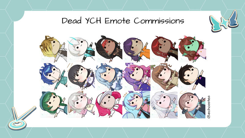 Dead YCH Emote (5USD)